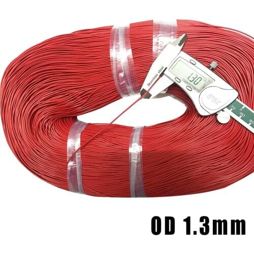 Ultra-thin wire Flexible cable BVR single core strand multiple strands Superfine pure copper wire Black red 800m/roll