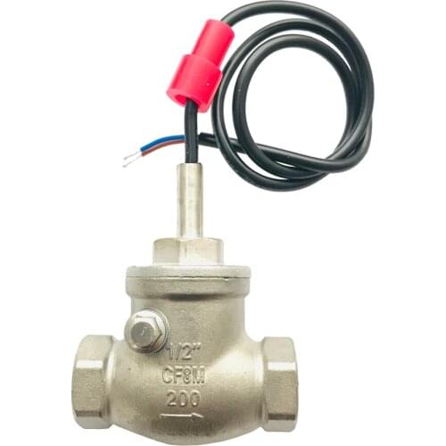 USB-FS21TS Baffle Type Flow Switch SUS304 BSPP G1/2" Reed Switch Stainless Steel Sensor 5-18L/min 250V DC 70W 2 wire iSentrol