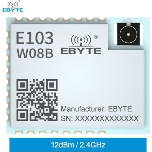 Wifi Module 2.4G Wifi E103-W08B Dual ARM Core IPEX Antenna Low Power Consumption TCP HTTP Client MQTT Wireless Wifi Module