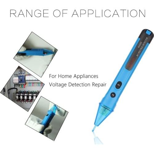 1PCS Electric Indicator LED Light Test Pencil 12-1000V Socket Wall AC Power Outlet Voltage Detector Sensor Tester Pen Drop Ship