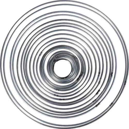 1PC Multi-size Silver Metal Dream Catcher Hoop Wind Chimes Good Welded Ring Accessories Handmade DIY Crafts Home Decor