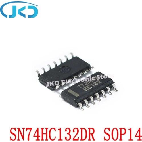 10pcs 74HC132DR 74HC132D 74HC132 SOP-14 New IC