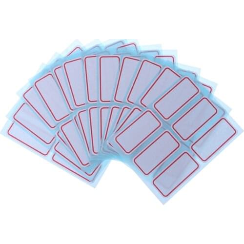 12 Sheets Self Adhesive Label Stickers Office Lab Bottle Tags Printing Paper
