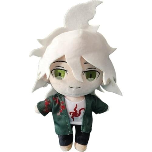 20CM Danganronpa Nagito Komaeda Plush Toys Soft Stuffed Dolls Anime Kid Birthday Xmas Gifts