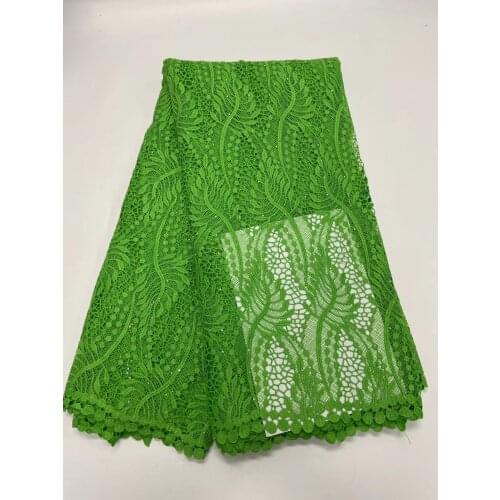 African lace fabric guipure lace fabric 2021 high quality Nigeria cord lace fabric wedding dress R39691