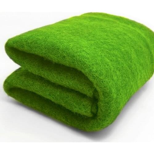 Free shipping wool Batt /semi-felting wool for needle felt, felting needle ,Spinning fiber, Photo props Green