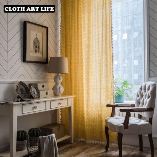 Boho Curtains for Bedroom Bohemian Geometric Tassel Curtains Cotton Linen Farmhouse Country Style Room Darkening Curtain
