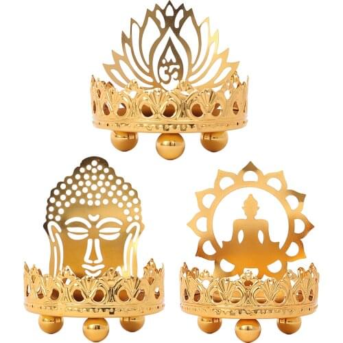 Ghee Lamp Holder Tibetan Buddha Oil Lamp Candlestick holder Ghee Lamp Candle Holder Tibetan Brass Oil Lamp