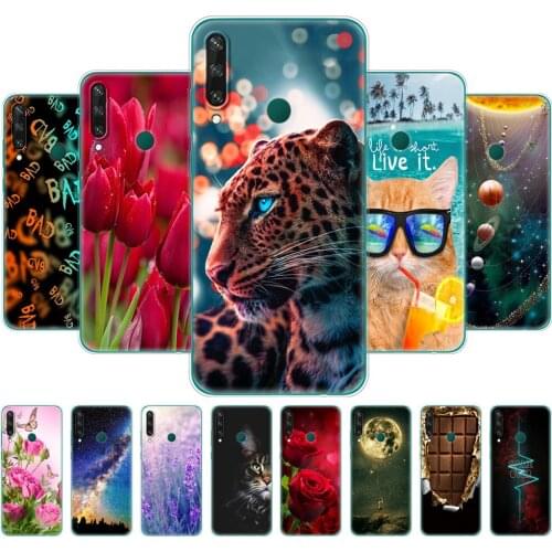 For Huawei Y6P Case 6.3" Back Cover For Huawei y6p 2020 Y 6P MED-LX9N Phone Case For huaweiy6p Bag Bumper Soft Silicon Tpu Shell