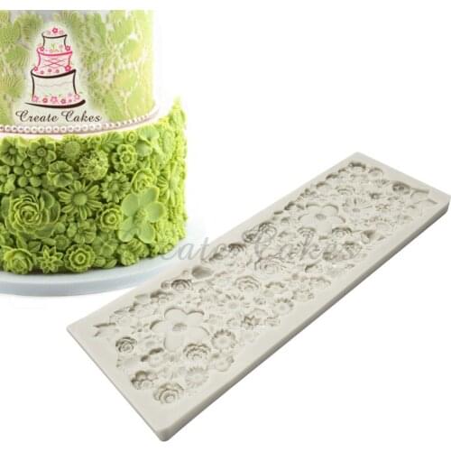 Beautiful Rose & Leaf Shape 3D Silicone Craft Cake Mold Fondant Chocolate Mould Cake Decorating Supplies Kitchen Tool