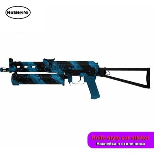 HotMeiNi 13cm For CSGO Blue S1 Fashion Decal Vinyl Material Car Stickers Anime Car Accessories Scratch-Proof Decoration