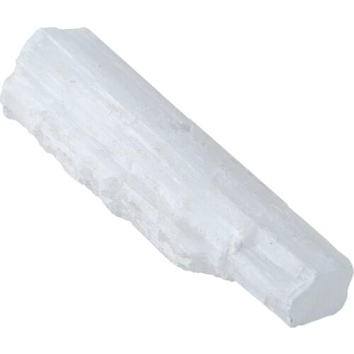 TUMBEELLUWA Natural Selenite Sticks Wand Raw Rough Irregular Crystal Specimen for Healing Reiki Chakra Home Decor (2.7"-3.5")