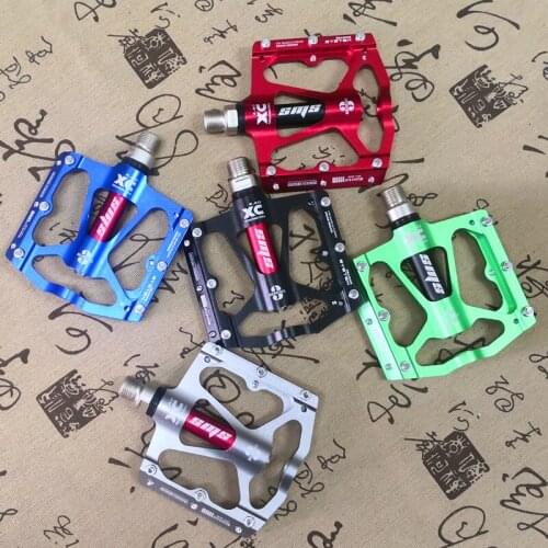 NEW Sealed 3 Bearing Mountain Bike Pedals Platform Bicycle Flat Alloy Pedals 9/16" Pedals Non-Slip Alloy Flat Pedals
