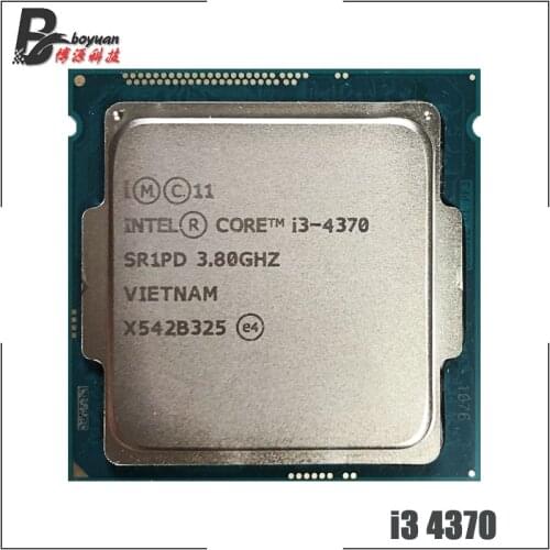 Intel Core i3-4370 i3 4370 3.8 GHz Dual-Core CPU Processor 4M 54W LGA 1150