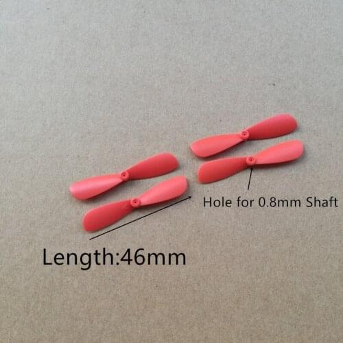 4PCS 4.6cm 46mm 0.8mm Hole AB CW CCW Props Propellers for SOL Mini RC Drone Spare Parts Blade Quadcopter Props Accessories