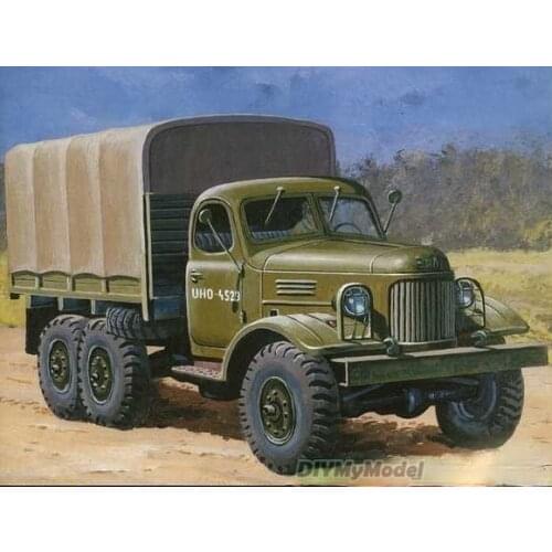 DIYMyModeI tank Soviet zil-157k military truck DIY Handcraft Paper Model KIT Handmade Toy Puzzles Gift Movie props