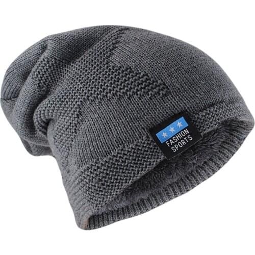 New Fashion Winter Adult Men Warm Beanies Skullies Knitted Brand Outdoor Hat For Women Striped Casual Thick Skullies Bonnet