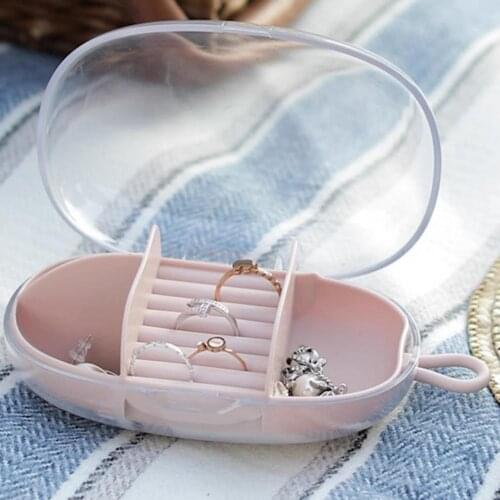 Jewelry Box Portable Lightweight Exquisite Jewelry Display Organizer Travel Necklace Case Nice-looking Practical Earrings Boxes