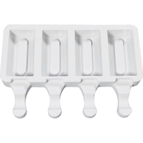 Mold Stripe Silicone Ice-Pop Molds 2/4/8 Cavities DIY Ice Cream Maker