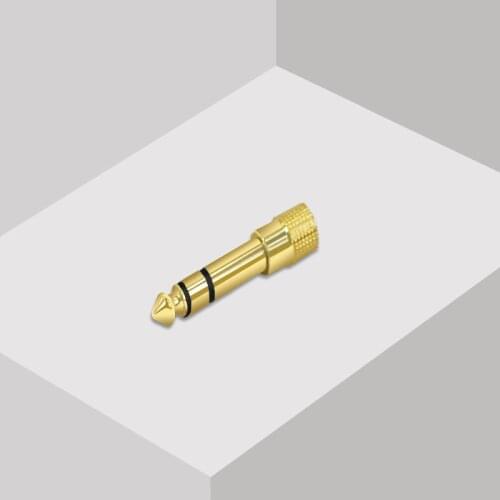 1 piece Audio Frequency 6.5mm to 3.5mm Converter Microphone Headset Adapter 3.5mm Female 6.35mm Male