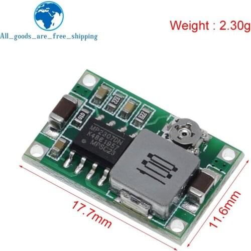 10pcs RC Airplane Module Mini 360 DC Buck Converter Step Down Module 4.75V-23V to 1V-17V LM2596 2A 17x11x3.8mm
