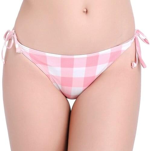 2021 Women Bikini Bottom Sexy Design Pinky Triangular Island Travelling Hoilday Slim Fit Lady Swim Panty Girls Beach Wear