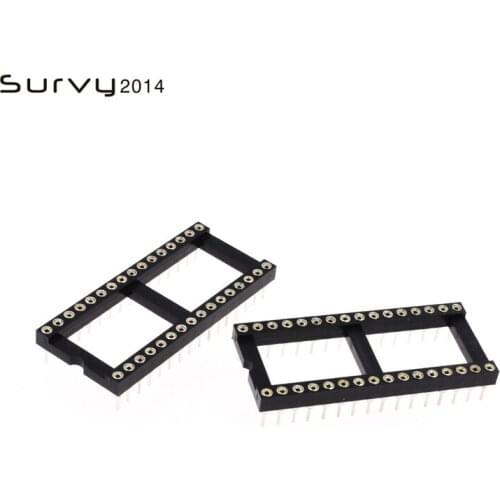 5/10/20PCS IC Socket 32P Pin WIDE Round 2.54mm Integrated Circuit Adaptor Solder Type