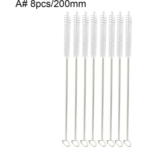 8pcs Food Grade Cleaning Brushes Stainless Steel Washing Drinking Straw Cleaning Brushes Set Brush Cleaner