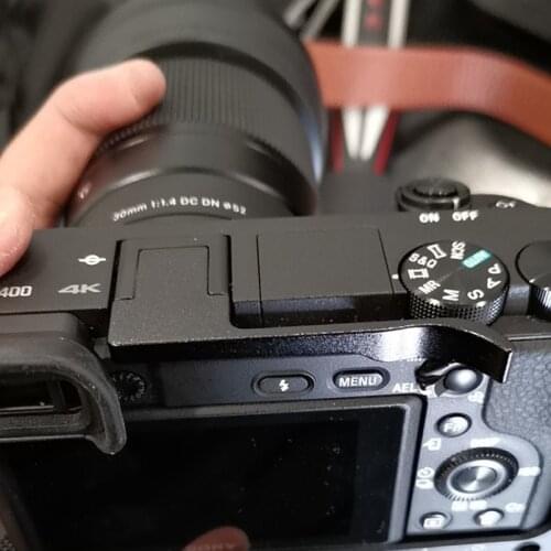 Hot Shoe Cover Aluminum Thumb UP Metal Thumb Rest Thumb Grip For Sony a6500 a6300 a6400