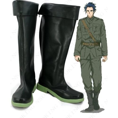 Violet Evergarden Gilbert Bougainvillea Boots Cosplay Anime Shoes