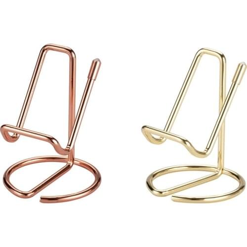 Business Card Holder for Desk, Metal Business Card Display Holder Stand, Office Desktop Name Card Holder