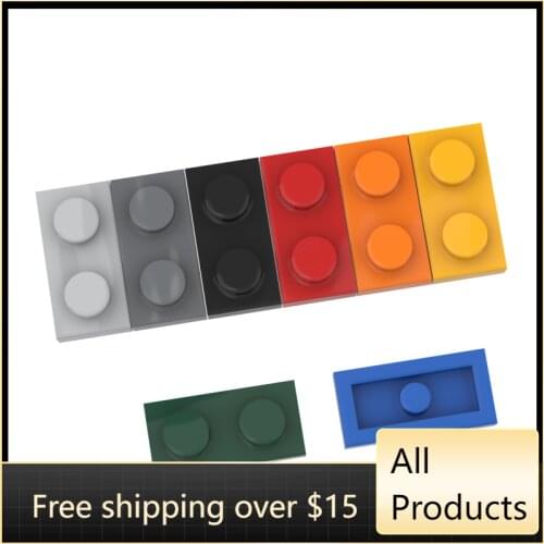 10PCS Assembles Particles 3023 6225 28653 Plate 1x2 Bricks Changeover Catch Building Blocks Parts DIY Educational Tech Part Toy