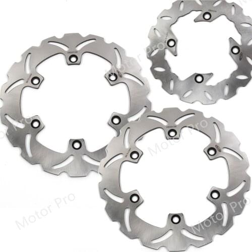 For Honda CBR F 600 1991 1992 1993 1994 Front Rear Brake Disc Disk Rotor Kits Motorcycle CBR600F CBR600 600F 91 92 93 94 SILVER