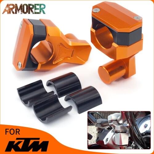 For KTM 690 990 Adventure Triumph Tiger 800 1200 XT1200Z BMW R1250GS Adv.Motorcycle Bar Clamps Raised Handlebar Handle Bar Riser