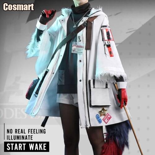 Game Arknights Texas Winter Messenger Uniform Cosplay Costume With Tail Ear Halloween Suit For Women Men Outfit New