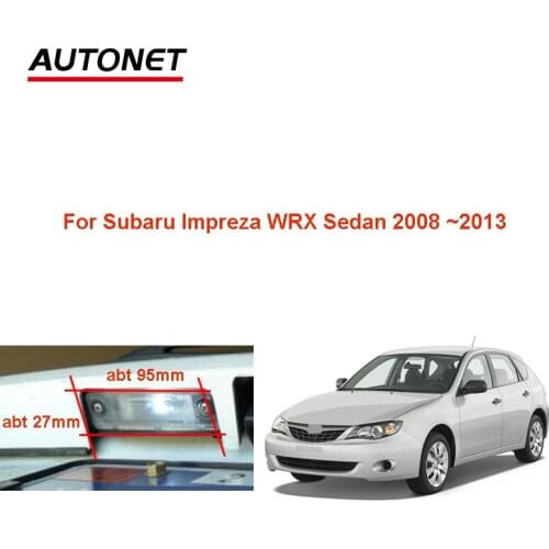 Fisheye rear view camera For Subaru Impreza WRX Sedan 2008 ~2013 AHD 720P backup camera/license plate camera