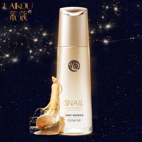 LAIKOU Snail Face Serum Essence Anti Wrinkle Hyaluronic Acid Anti Aging Collagen Whitening Moisturizing Snail Cream Skin Care