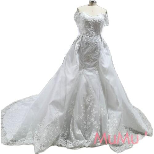 LEOMUMU Mermaid Silhouette Wedding Dresses