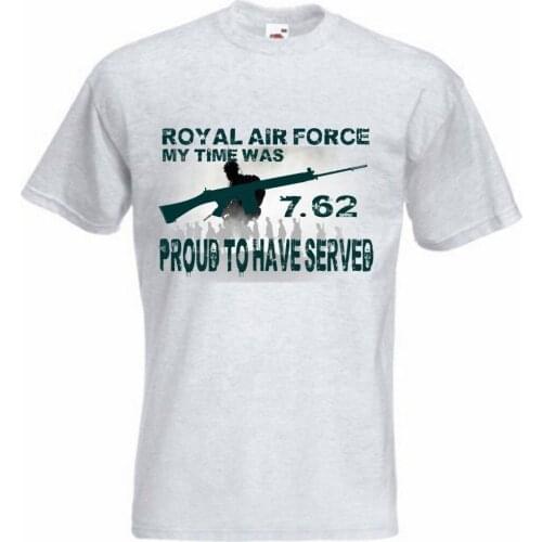 Brand 2019 New T Shirt Man Cotton T-Shirt Men Clothing Slr Tshirt 7.62 Royal Air Force T shirt company T Shirts