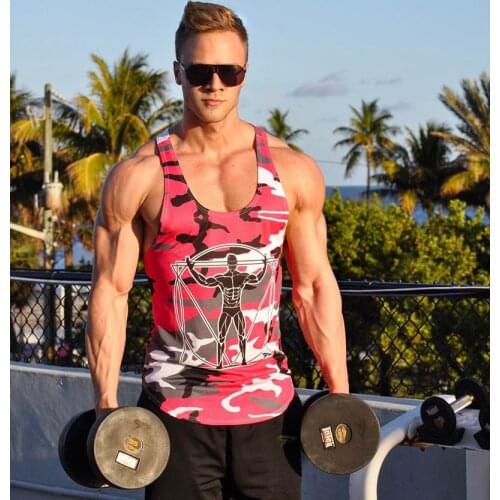 New Brand Men Muscle Bodybuilding Sleeveless Shirt Workout Singlet Fitness Athletic Vest