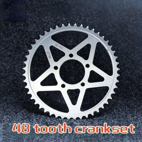 Suitable for SURRON Original Parts 48-tooth Chainring Oil Seal Chain SUR-RON Light Bee & Light Bee X Universal 48 Tooth Sprocket