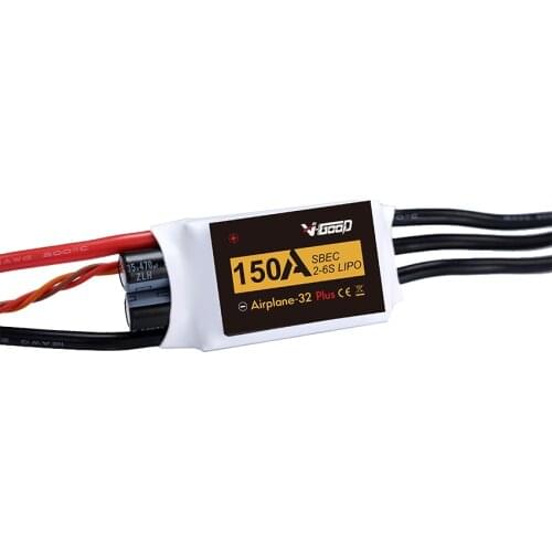 VGOOD Airplane32 32Bits Brushless ESC 6A 12A 20A 30A 40A 60A 80A 100A 120A with BEC SBEC for RC Airplane Fixed-Wing Drones Parts