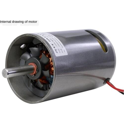 DC 220V 300W 350W 680W 7000rpm High Speed Double Ball Bearing with Fan Belt Machine Bead Motor Motor To Send Bridge