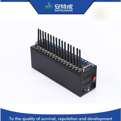 Wavecom q24plus 16 port SMS modem pool quad band 850/900/1800/1900MHz USB 16 port modem pool for SMS, STK, USSD