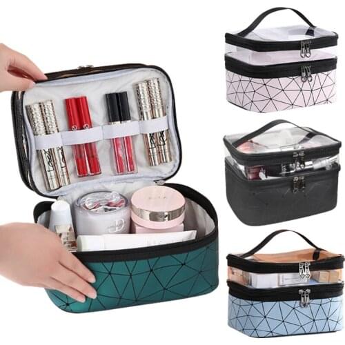 Womens Cosmetic Bag Portable Cosmetic Storage Bag Travel Storage Bag Multifunctional Waterproof Cosmetic Bag