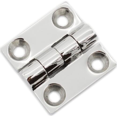 Hinges Heavy Duty,Marine Grade 316 Stainless Steel Butt Hinges for Yacht,Steamship, Ships,Cruises,Boats,RVS 1Pack 38x38x4.5mm