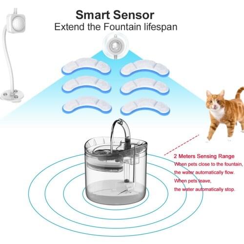 Automatic Cat Water Fountain With Faucet Cat Dog Water Fountain Water Dog Water Dispenser for Pet Healthy Drinking Fountain