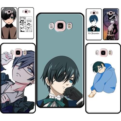 Black Butler Ciel Phantomhive For Samsung Galaxy J7 J1 J3 J5 2016 A5 A3 2017 J4 J6 A8 A6 Plus J2 Core J8 2018 Back Case