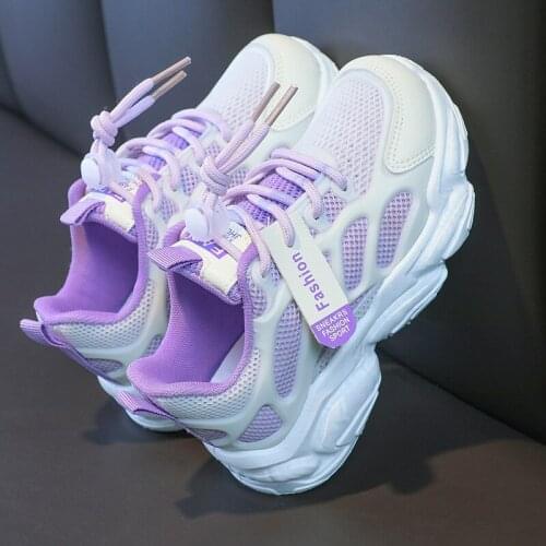 New children sports shoes girls casual light running shoes mesh breathable student baby girl shoes sneaker