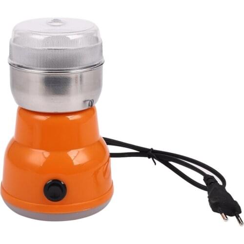 Electric Stainless Steel Coffee Bean Grinder Home Grinding Milling Machine Coffee Accessories-Eu Plug